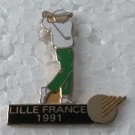 Pin's - Golf - LILLE FRANCE 1991 - Tournoi Corporate Games - - Golf
