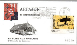 FRANCE Exposition Philatélique Foire Aux Haricots 1992 - Cartas & Documentos