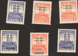 Belgisch Congo Congo Belge, Ruanda Urundi, Monument Du Roi Albert, 1942 - Unused Stamps