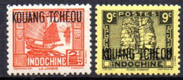 Kouang-Tchéou: Yvert N° 140*; 147**; 2 Valeurs - Ungebraucht