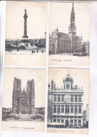 8 CPA BRUXELLES, (voir Timbres Dans Toutes) (toutes En 1903 !) - Lotes Y Colecciones