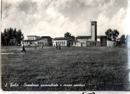 SANTA GIULIA - PORTO TOLLE (RO) CHIESA E CAMPO SPORTIVO - FOTO MORETTO - VG FG - C01401 - Rovigo