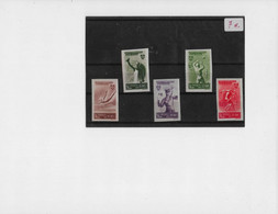 Beaux Timbres Neuf ** ( Série Non Dentelée) TB , Année 1945 N: 849/53 - Unused Stamps