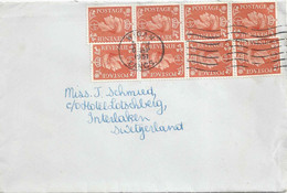 Ausland Brief  Wigan Lancs. - Interlaken              1951 - Autres & Non Classés