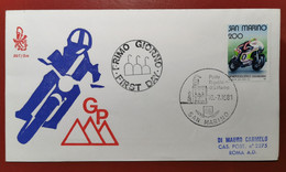 SAN MARINO 1981 GRAN PREMIO DI MOTOCICLISMO - Timbres-taxe