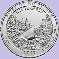 USA Quarter 1/4 Dollar 2019 D, River Of No Return - Idaho, KM#697, Unc - 2010-...: National Parks
