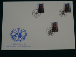 United Nations 2002 Aids Health FDC VF - Dag Hammarskjöld