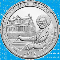 USA Quarter 1/4 Dollar 2017 P, Frederick Douglass - District Of Columbia, KM#654, Unc - 2010-...: National Parks