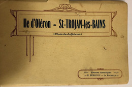 CARNET ÎLE D’OLERON—ST-TROJAN-les-BAINS(CHARENTE -INFÉRIEURE 9 Cartes Postales - Ile D'Oléron