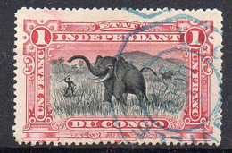 Congo - Léopoldville - Télégraphique - Keach Type T1B.1-DMY - COB 26b - Mols - 1906 -  A11 - 1894-1923 Mols: Usados