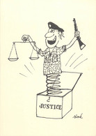 CPSM ILLUSTRATEUR SINE / JUSTICE / GUERRE D ALGERIE - Sine