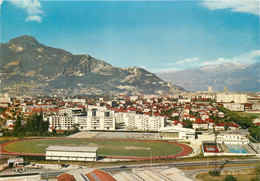 / CPSM FRANCE 76 "Fontaine, Vue Générale" / STADE - Fontaine Le Dun