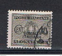 SOMALIA:  1934  TASSE  -  40 C. GRIGIO  BRUNO  US. -  SASS. 57 - Somalie