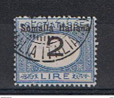 SOMALIA:  1926  TASSE  -  £. 2  AZZURRO  E  NERO  US. -  SASS. 49 - Somalia