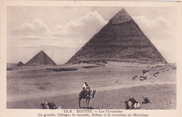 Egypte : Les Pyramides : La Grande Chéops, La Seconde Hehen, Et La Troisième De Miécrinus - Pyramides