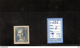 FRANCE  LUXE** N°295 - Unused Stamps