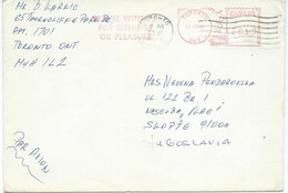 Canada Toronto Letter - Machine Stamps (ATM) Postage Meter 1975 - Brieven En Documenten