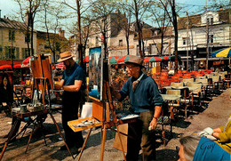 Paris * 18ème * Montmartre * La Place Du Tertre Et Ses Peintres * Peinture Peintre - Arrondissement: 18