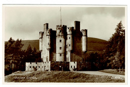 Ref 1479 - Real Photo Postcard - Braemar Castle Aberdeenshire Scotland - Aberdeenshire