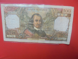 FRANCE 100 FRANCS 1973 Circuler - 100 F 1964-1979 ''Corneille''