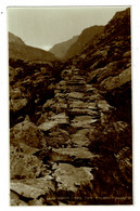 Ref 1480 - Judges Real Photo Postcard - Roman Steps - Cwm Bychan Caernarvonshire Wales - Caernarvonshire