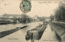 Verdun * Vue Sur La Meuse * Péniche Batellerie - Verdun