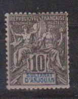 ANJOUAN           N°  YVERT  :   5   NEUF AVEC  CHARNIERES      (  CH  02/20 ) - Unused Stamps