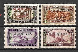 Alaouites Série Poste Aérienne N° 5 à 8 Complète, Timbres Neufs Avec Charnières - Unused Stamps