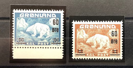 Groenland N°28 & 29** TTB - Unused Stamps