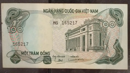 South Viet Nam Vietnam 100 Dông EF Banknote Note 1970 - Pick# 26 / 02 Photo - Vietnam