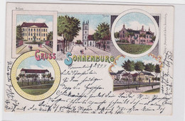 47378 Ak Lithographie Gruß Aus Sonnenburg Neumark 1901 - Neumark