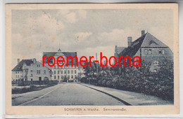 74312 Ak Schwerin An Der Warthe Skwierzyna Seminarstrasse 1923 - Neumark