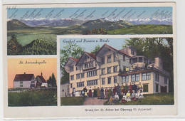 61541 Mehrbild Ak Gruß Von St.Anton Bei Oberegg Kt.Appenzell Gasthof Um 1915 - Oberegg