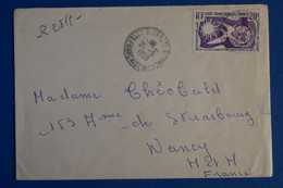 M8 COTES SOMALIS BELLE LETTRE  1959 DJIBOUTI POUR NANCY  FRANCE+ AFFRANCH. PLAISANT - Briefe U. Dokumente