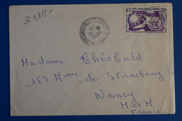 M8 COTES SOMALIS BELLE LETTRE  1959 DJIBOUTI POUR NANCY  FRANCE+ AFFRANCH. PLAISANT - Brieven En Documenten