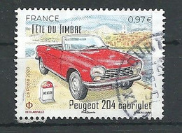 FRANCIA 2020 - Fête Du Timbre - Peugeot 204 - YV 5390 - Cachet Rond - Usati