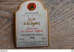 ETIQUETTE D'ALASCE GEWURZTRAMINER DU ROI DAGOBERT - Gewurztraminer