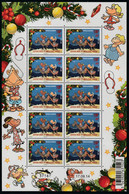 Nouvelle Calédonie - Feuille N°1228 X10 ** (2014) Noël - Unused Stamps