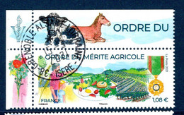 France 2021.Ordre Du Mérite Agricole ..Cachet Rond Gomme D'origine - Gebraucht