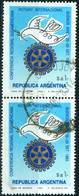 ARGENTINA, ROTARY INTERNAZIONALE, 1983, 1 $a, FRANCOBOLLO USATO Mi:AR 1653, Scott:AR 1444, Yt:AR 1380 - Usati