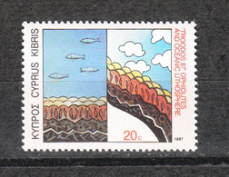 Cipro  - 1987. Geologia: Litosfera E Crosta Terrestre Geology: Lithosphere And Earth's Crust . MNH - Nature