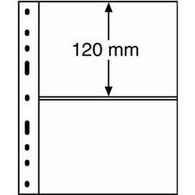 Kunststoffhüllen OPTIMA, 2er Einteilung, Glasklar, 10er Pack - Sobres Transparentes