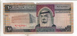 Billet - SAUDI ARABIAN MONETARY AGENCY TEN RIYALS - Saudi Arabia