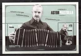 HOMENAJE A  ASTOR PIAZZOLLA - Blocks & Sheetlets