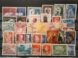 YOUGOSLAVIE - 1947/1958 Lot De 33 Timbres - < 7 % Côte (o / * Voir Scan) - Colecciones & Series