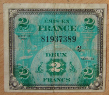 France - 2 Francs Drapeau 1944 Série 2 - 1944 Bandiera/Francia