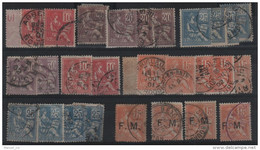 France Maury 112/8 (Yvert ) O Mouchon Variétés Diverses - Gebraucht