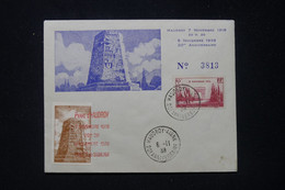 FRANCE - Vignette De Haudroy Sur Enveloppe Commémorative En 1938  - L 92029 - Covers & Documents
