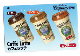 JAPON TELECARTE CAFE LATTE - Alimentation