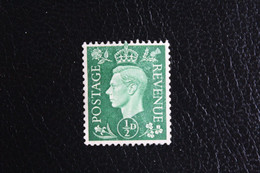 1937,GDE-BRETAGNE Y&T NO 209  GEORGES VI 1/2 VERT  NEUF MNH ** ... - Ungebraucht